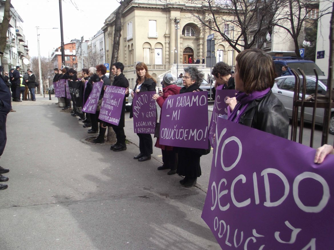 Manifestación Mujeres de Negro, Belgrado